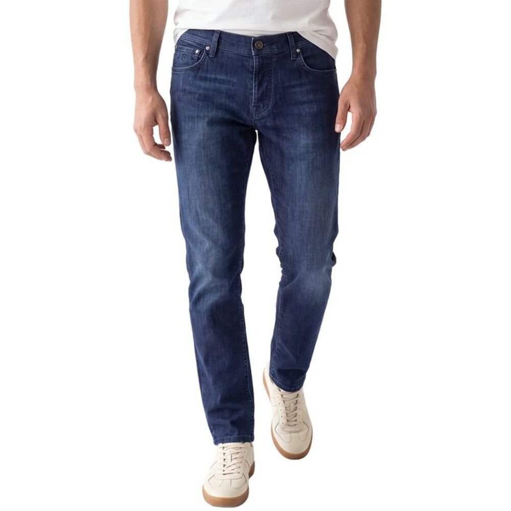 Corneliani Mens  Cc Collection Dark Wash Jean, Blue